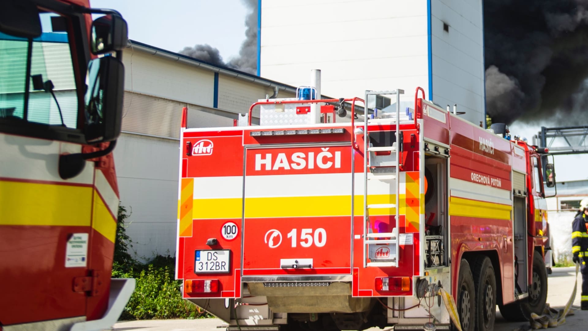 hasičské auto požiar