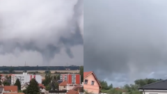 Zachytené tornádo v Česku