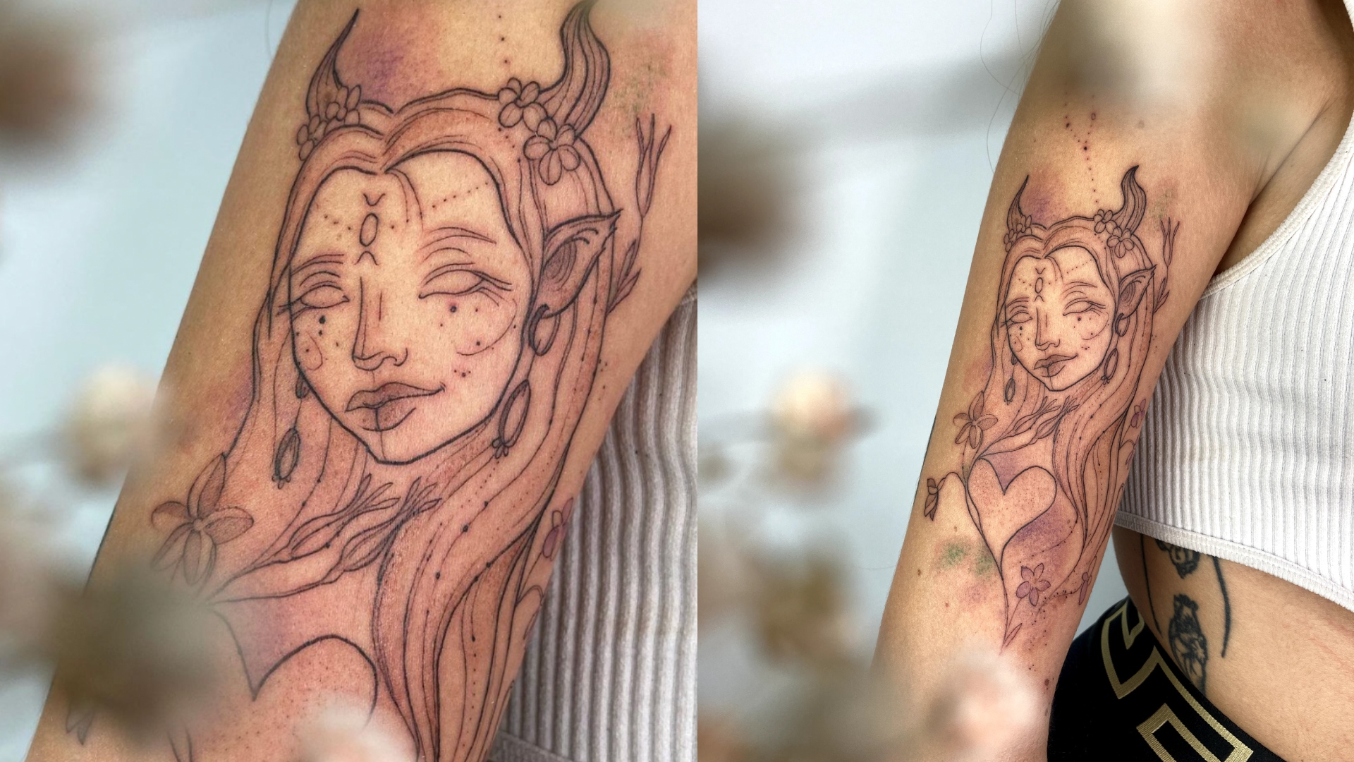 tetovanie na ruke tatérka daniela