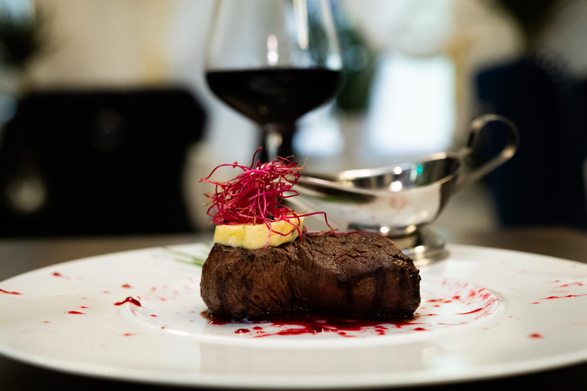 steak v reštaurácii