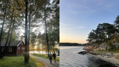 les a pláž v Nórsku