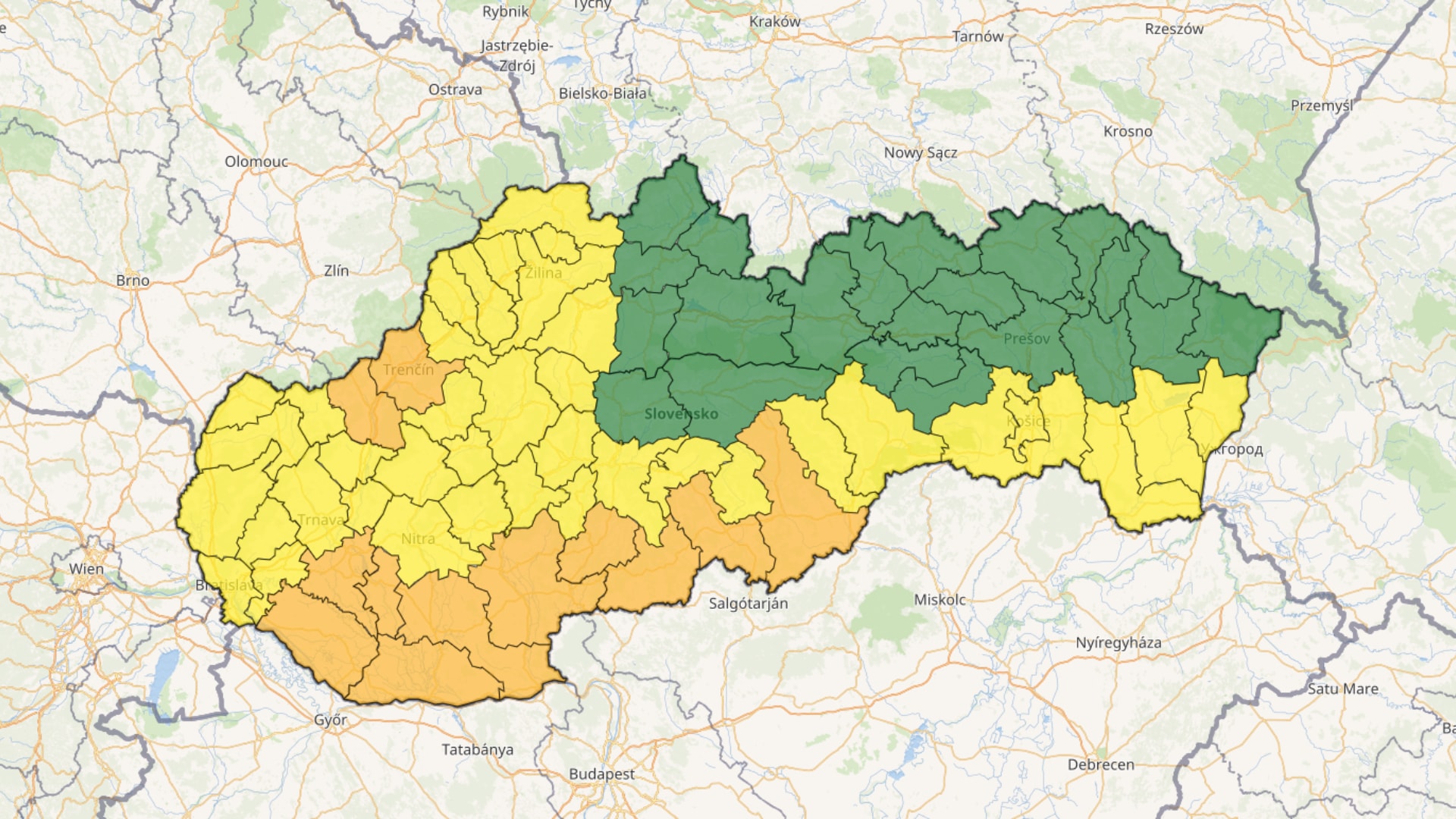 Výstrahy pred vysokými teplotami