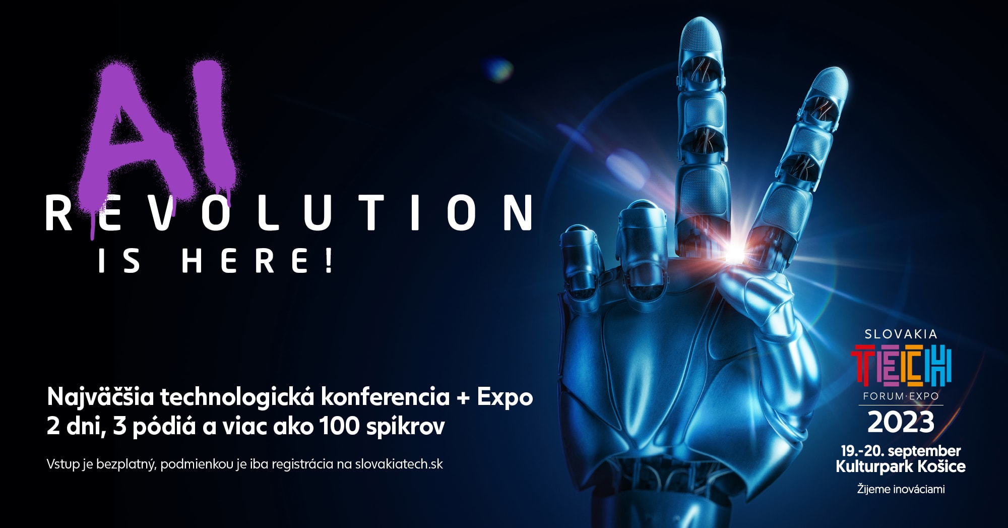 SlovakiaTech 2023 – banner TV