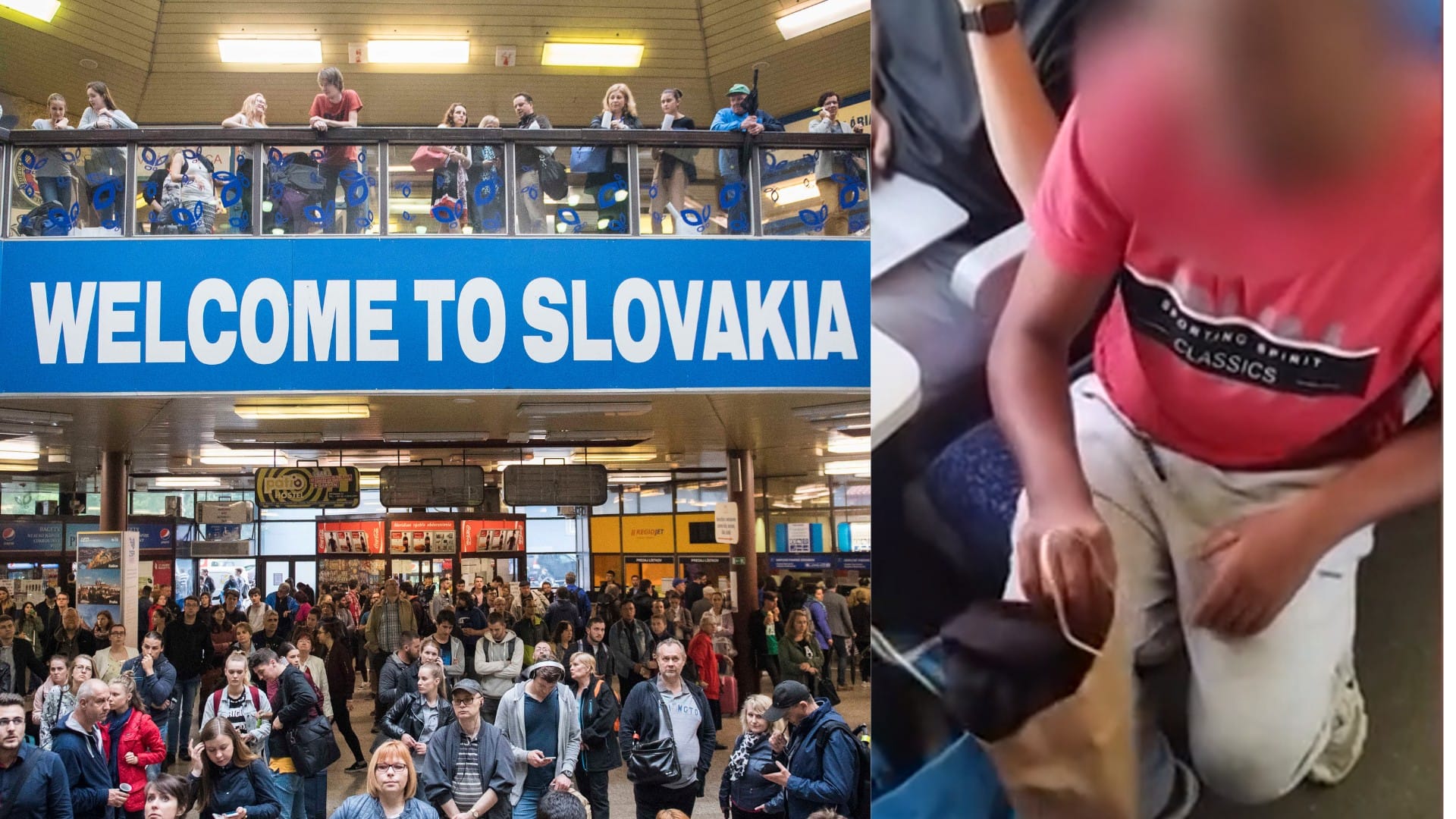 Veľa ľudí na bratislavskej stanici