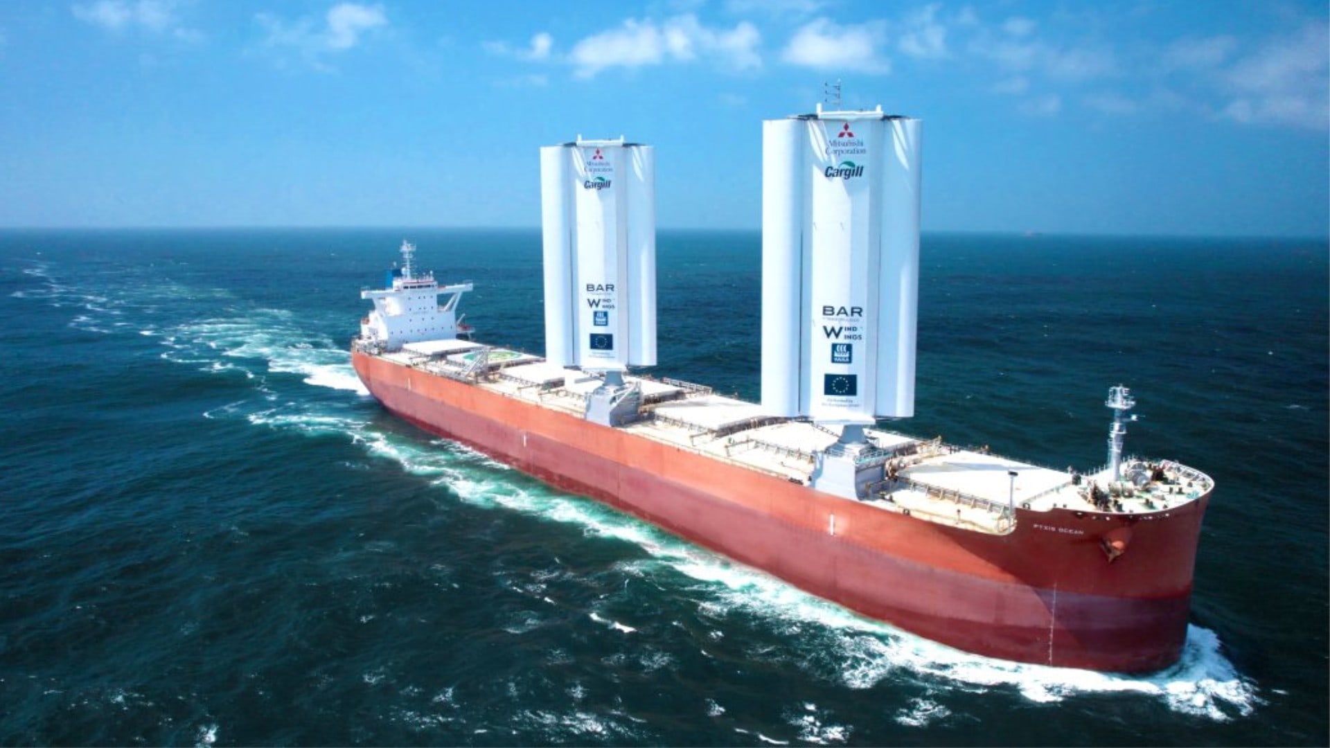 pyxis ocean cargill loď emisie