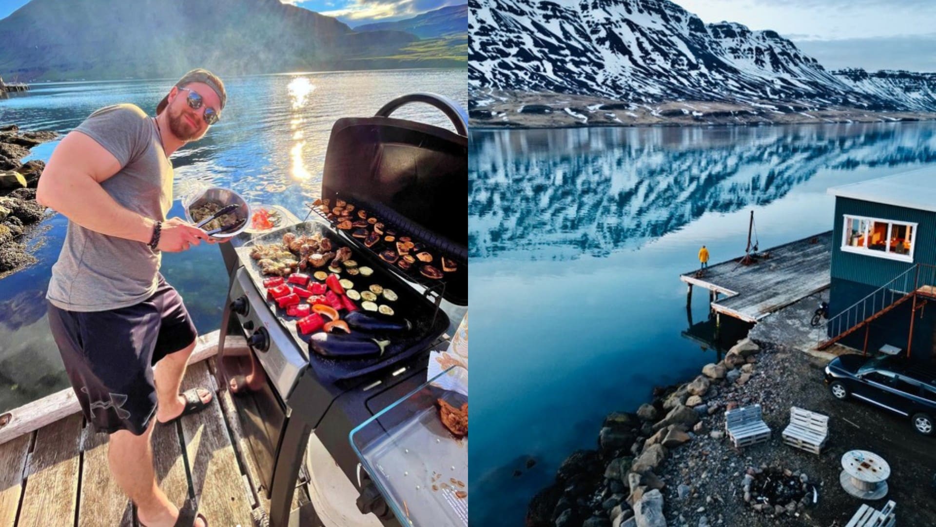 Na snímke je Slovák Dušan Merčák žijúci na Islande.