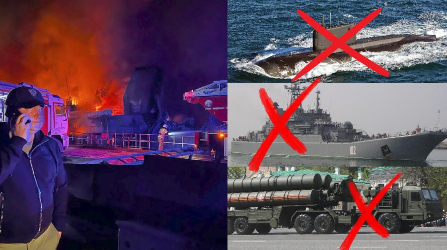 Krym pod paľbou. Ukrajinci zničili loď, ponorku za stovky miliónov a drahý Triumf