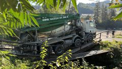 na snímke je prepadnutý most v Levoči