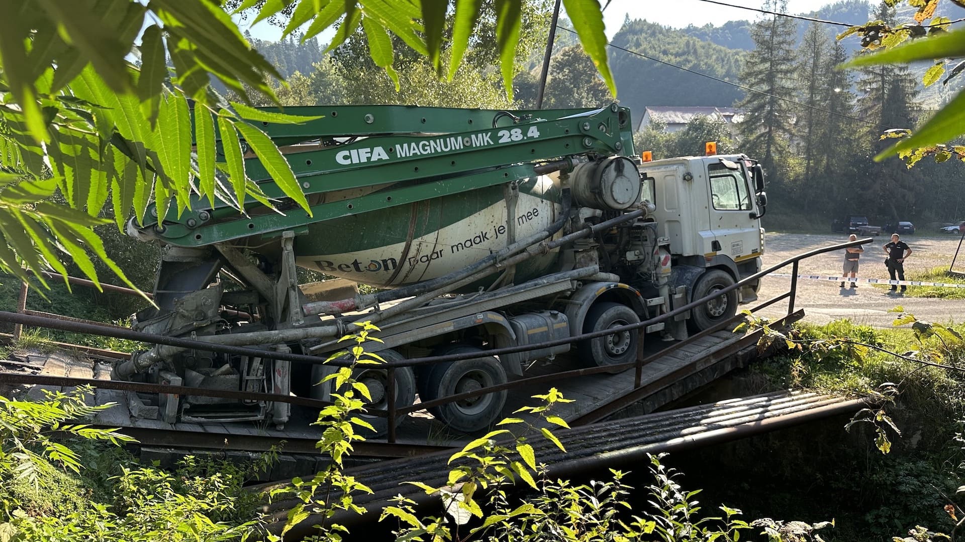 na snímke je prepadnutý most v Levoči