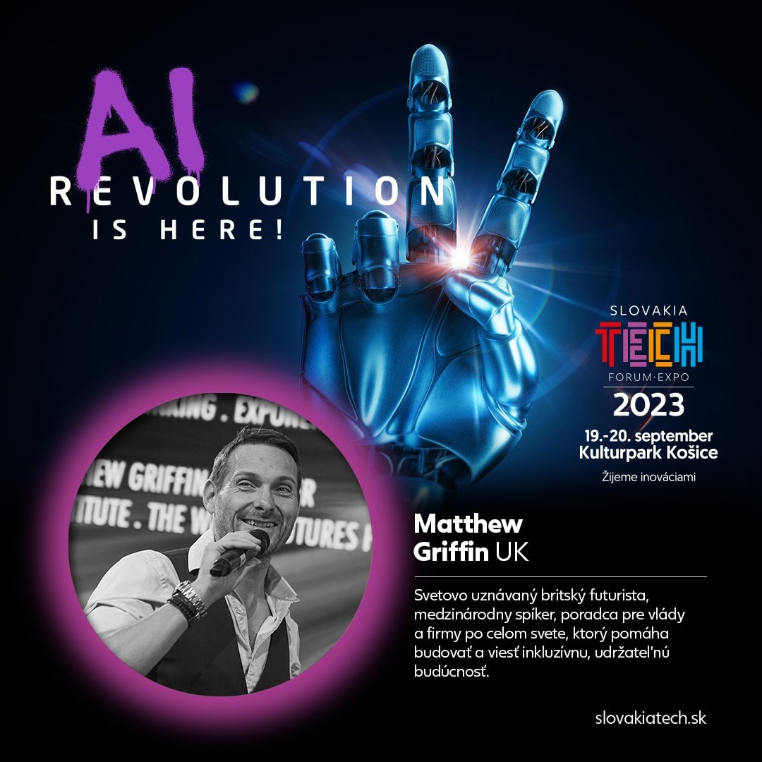 Matthew Griffin – svetoznámy futurista a expert SlovakiaTechu 2023 (1)