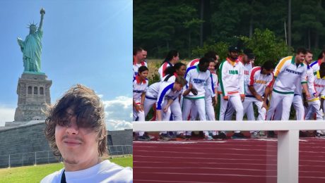 chalan pred sochou slobody a pretekári