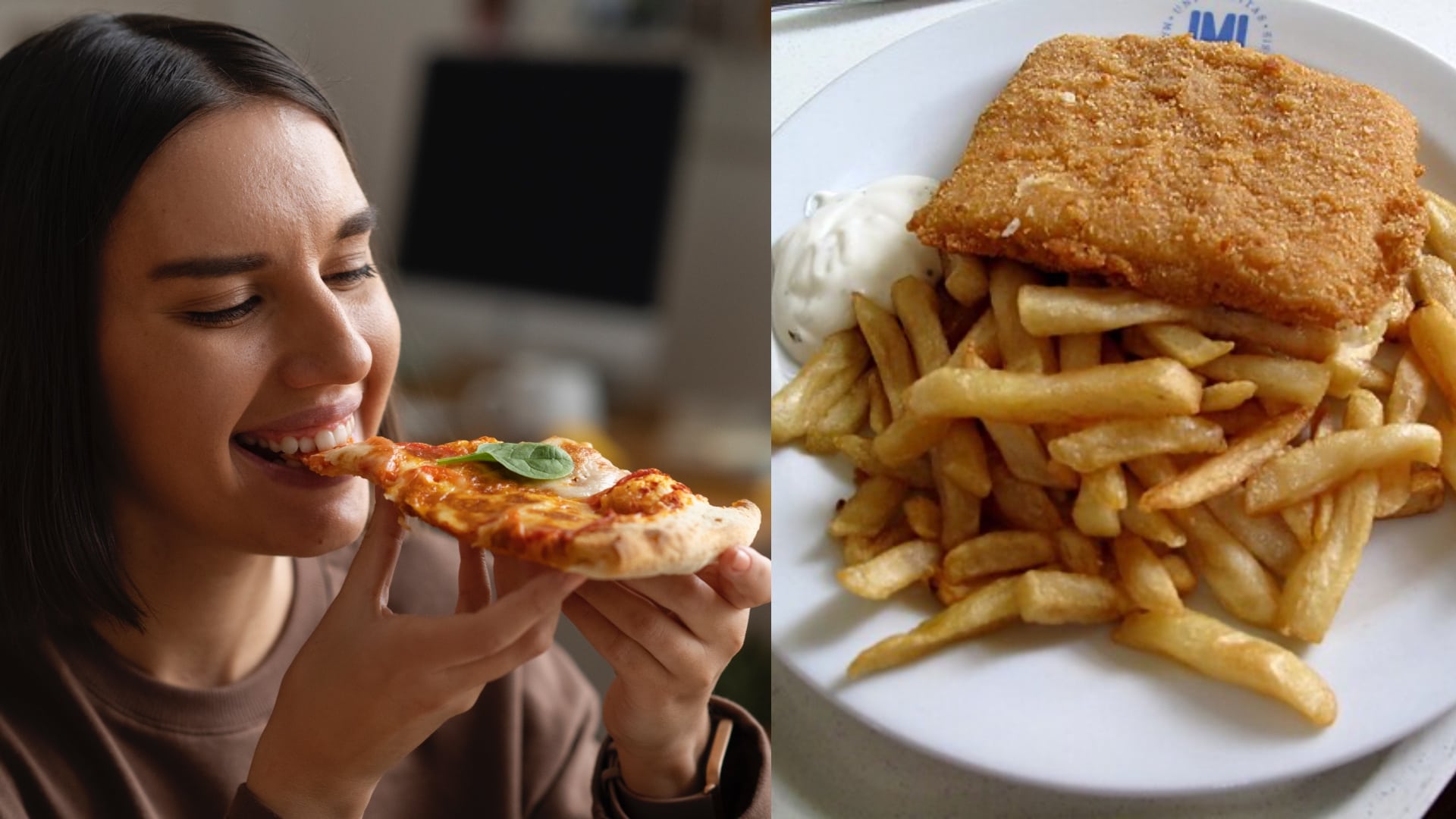 na snímke je žena, ktorá je pizzu a syr