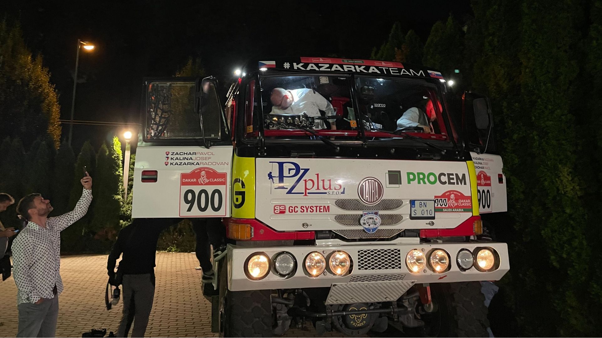 Auto jazdca Rallye Dakar