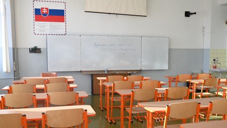 Na snímke je školská trieda