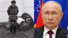 Sovietsky vojak okupačných vojsk v ČSSR a Vladimir Putin