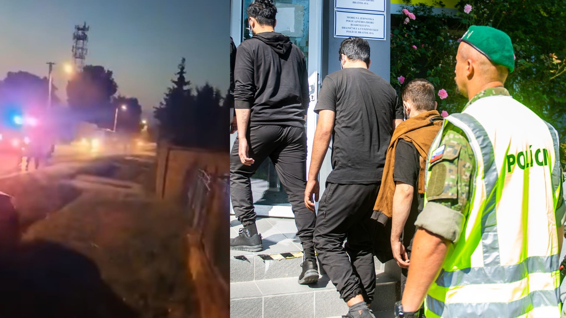 Veľa ľudí a migranti