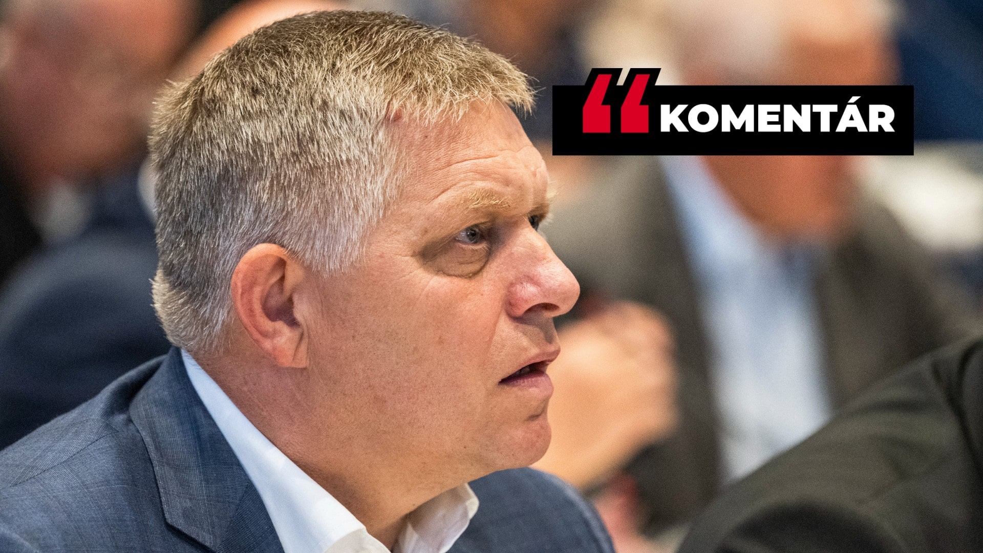 Robert Fico pozerá