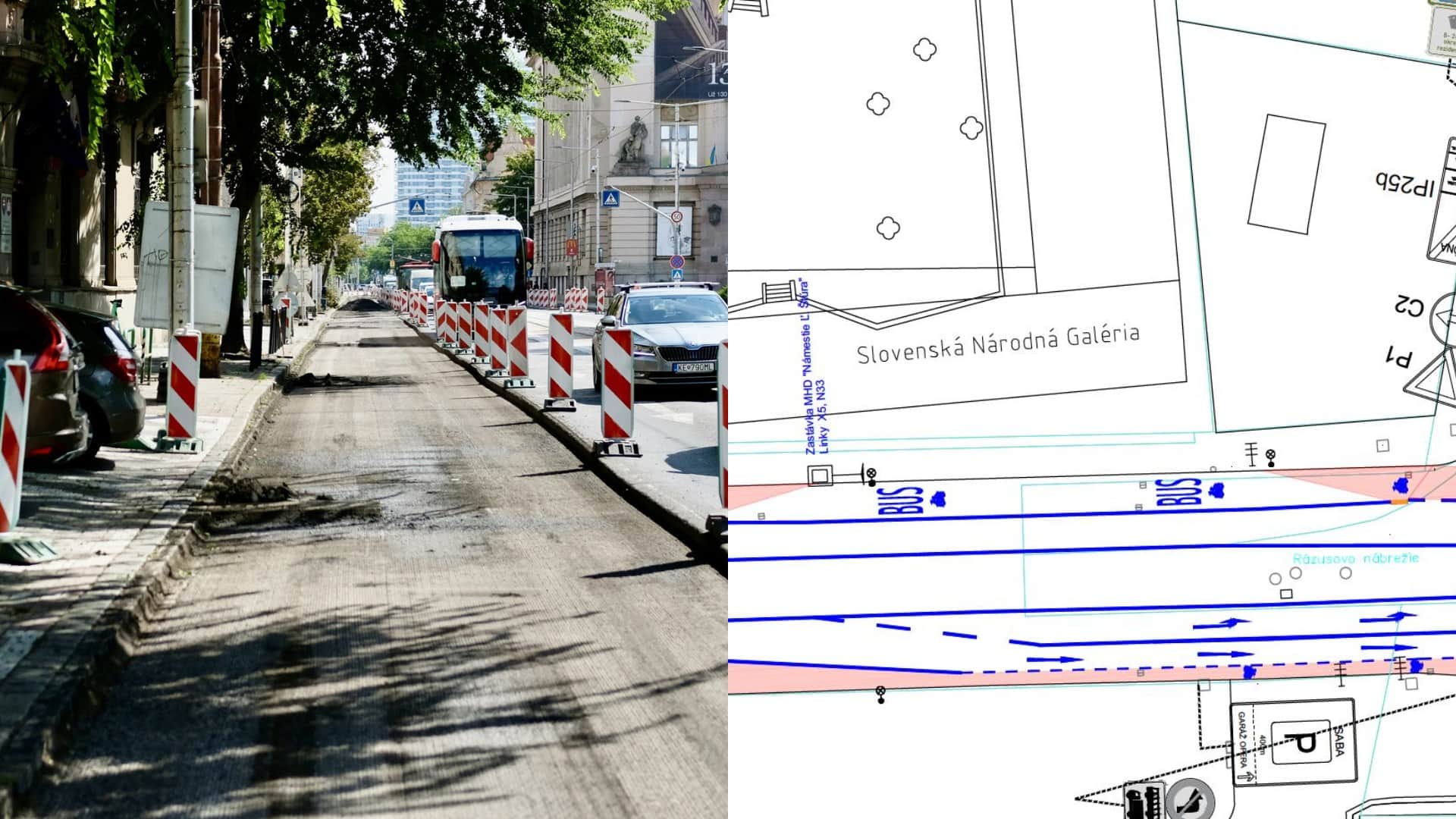bratislava cyklotrasa vajanského nábreží