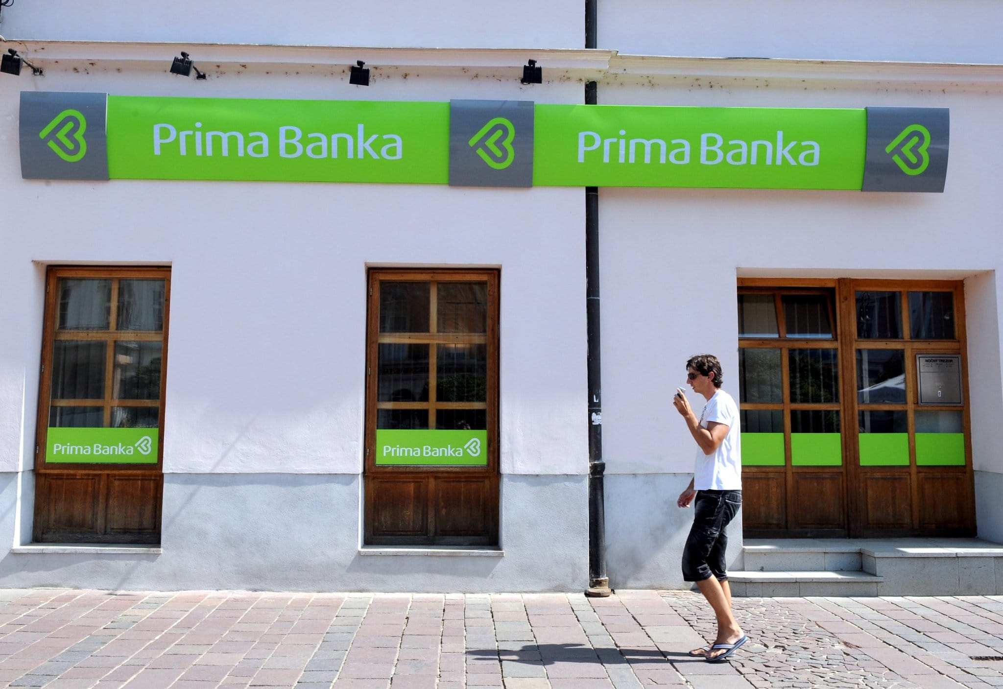 prima banka peniaze euro