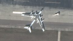 Namaľované ruské lietadlo
