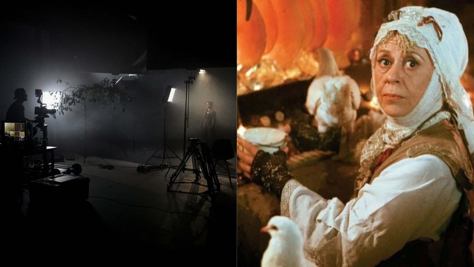 Natáčanie rozprávky Perinbaba a dva svety.