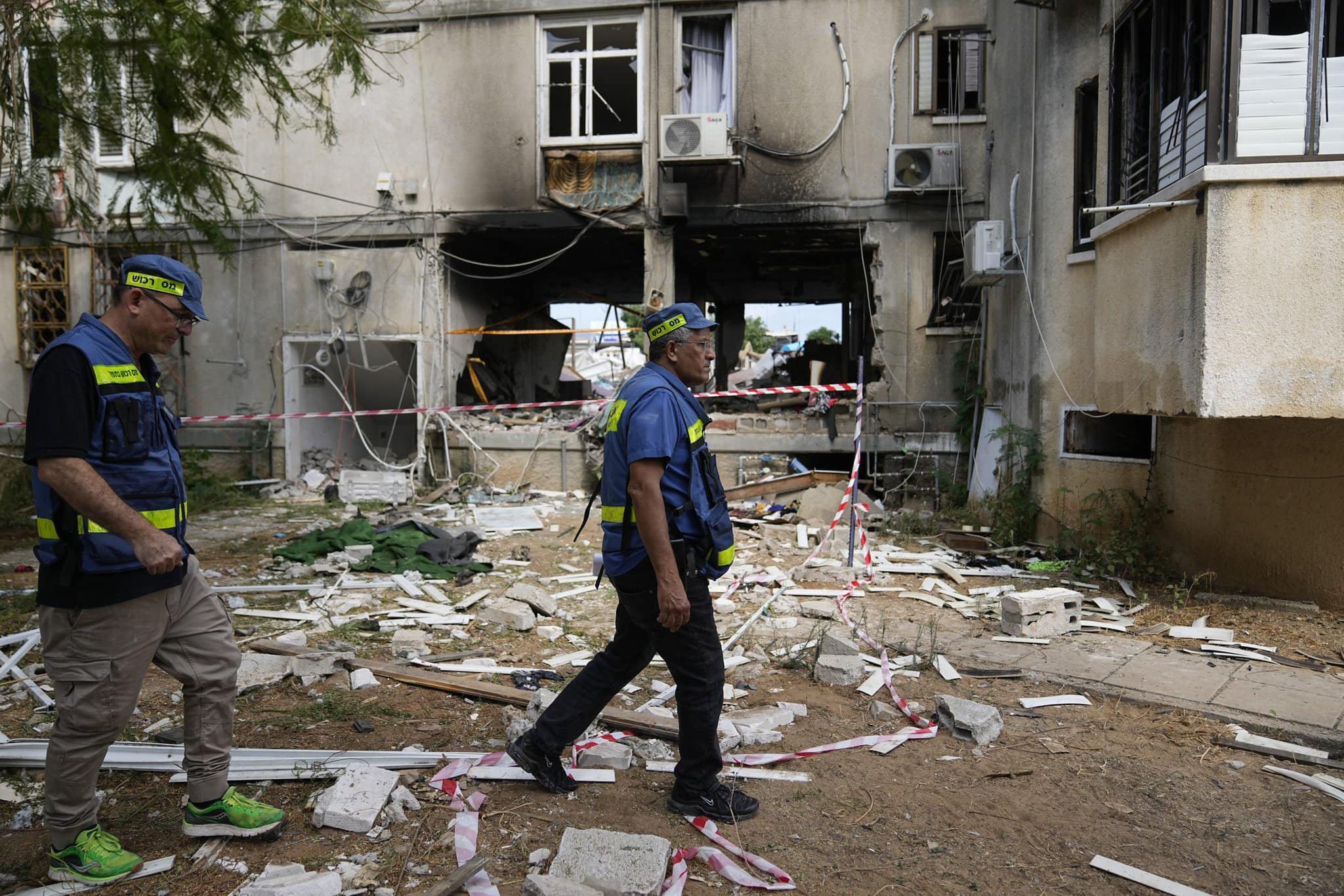 Následky ostreľovania pásma Gazy izraelskou armádou v reakcii na teroristické útoky hnutia Hamas