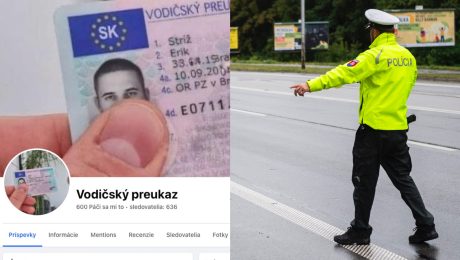 Podvod v súvislosti s vodičským preukazom, policajt zastavuje vozidlo