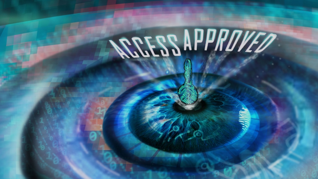 Víťazné dielo „Access approved" v umeleckej súťaži Digitum, organizovanej spoločnosťou Aliter Technologies.