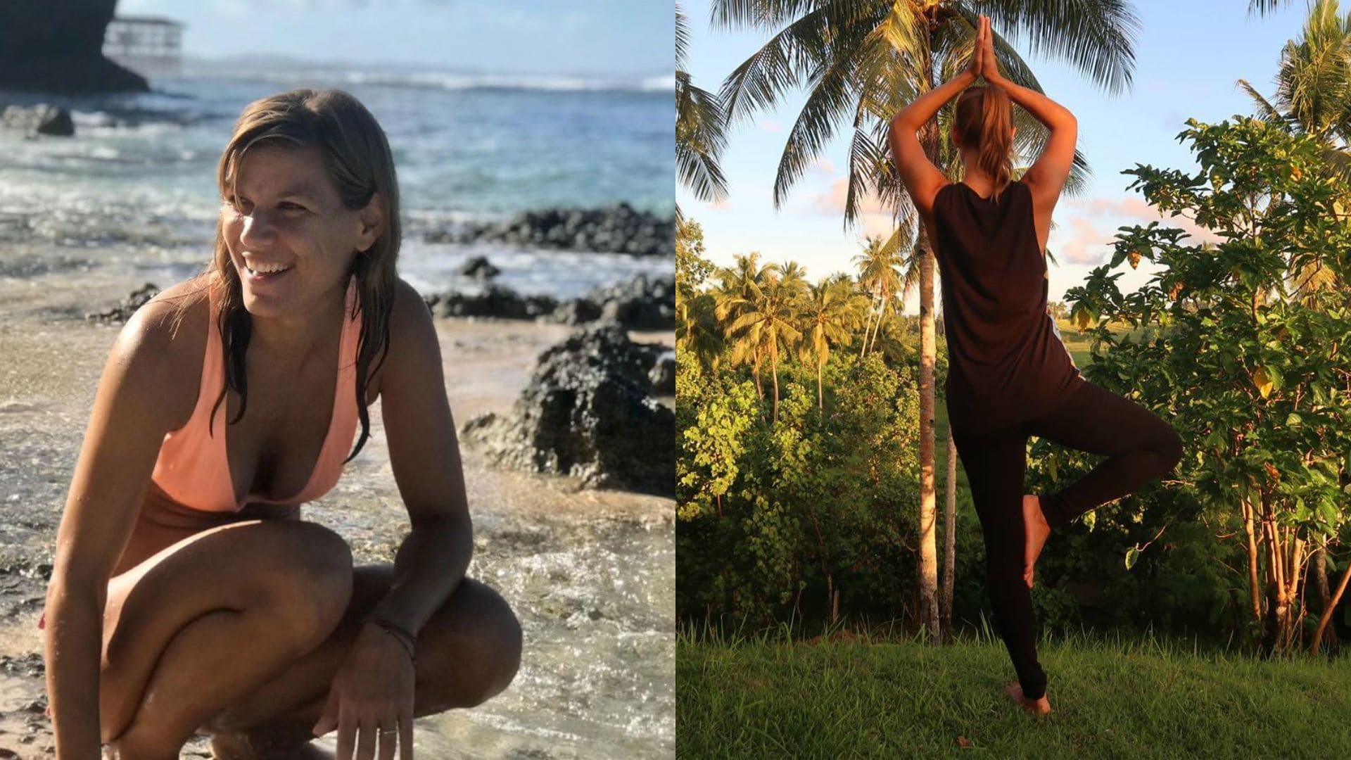 Šťastná žena a joga