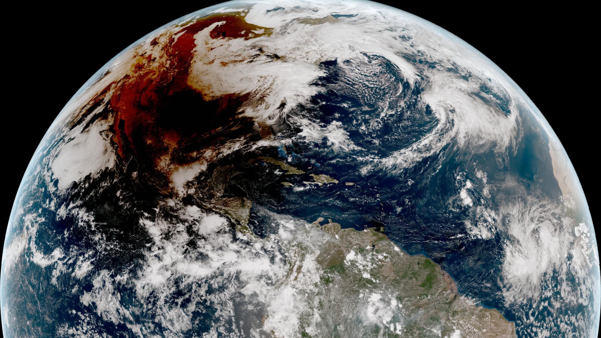 Zatmenie Slnka nad USA, čierna škvrna nad Amerikou