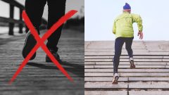 chôdza prechádzka cvičenie zdravie schody beh