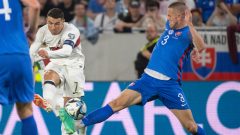 slovensko portugalsko cristiano ronaldo denis vavro futbal