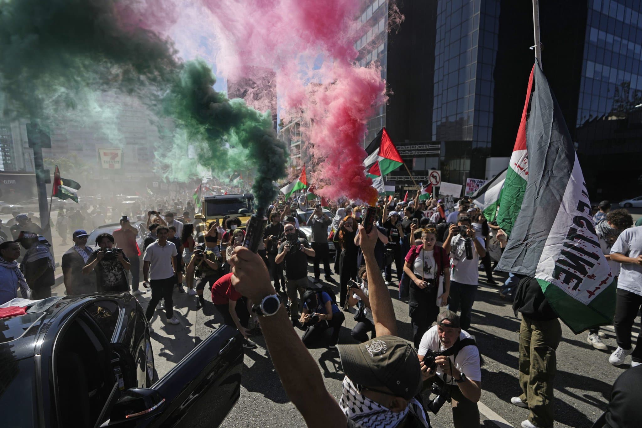Protesty kvôli vojne v Izraeli