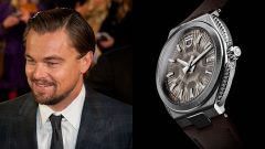 Na ľavo Leonardo DiCaprio a na pravej strane hodinky