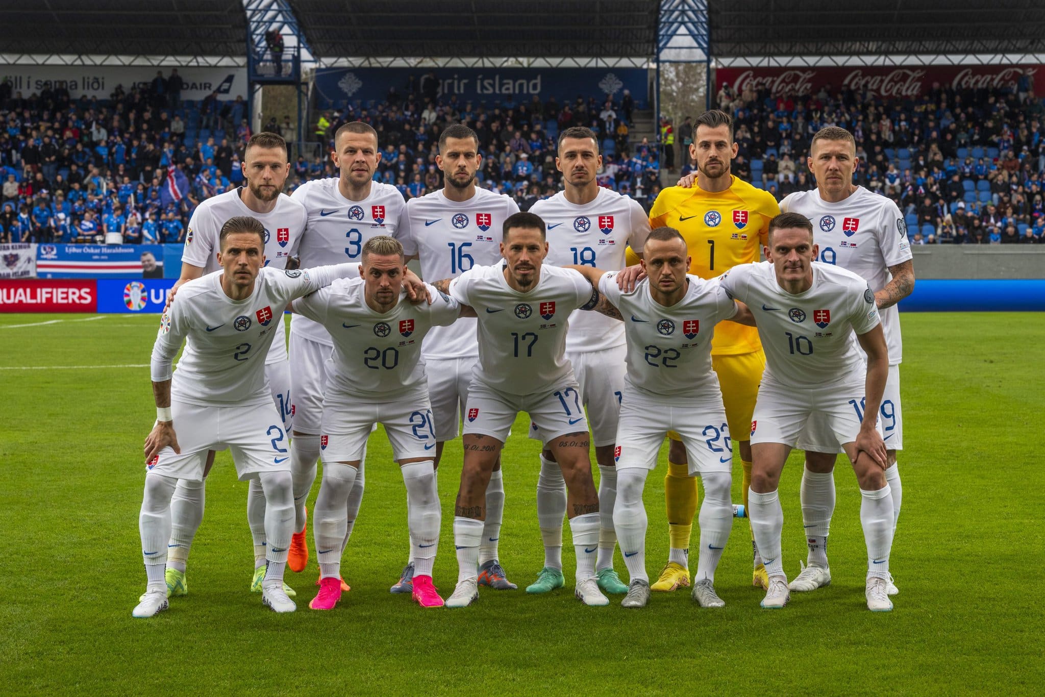 Slovenská zostava v poslednom zápase s Islandom vyhrala 2:1