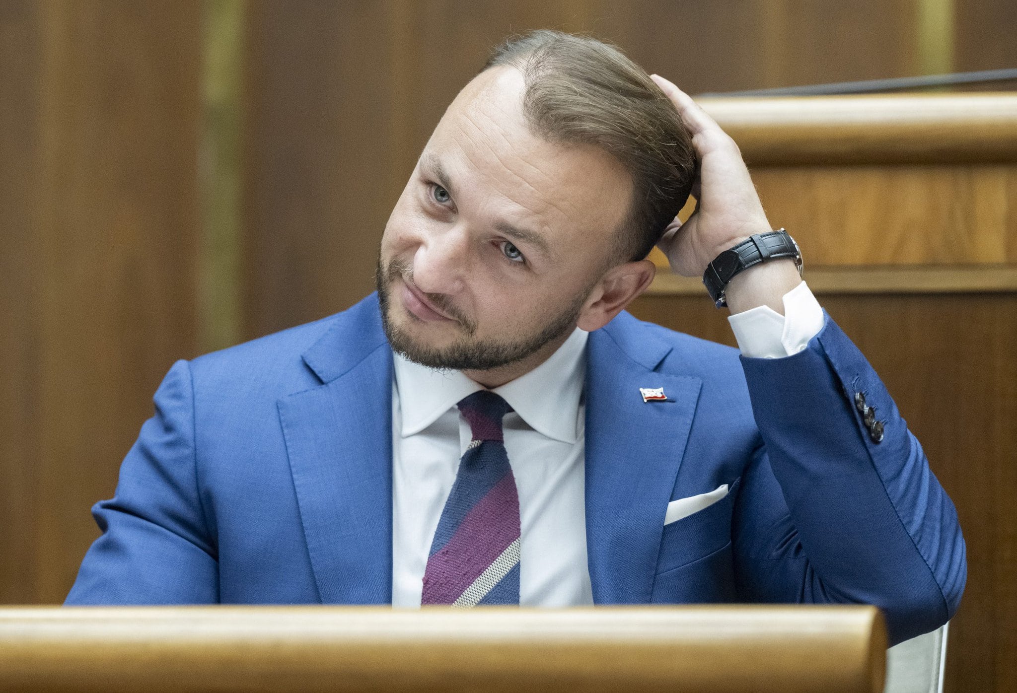 Matúš Šutaj Eštok na mimoriadnej schôdzi k jeho odvolaniu