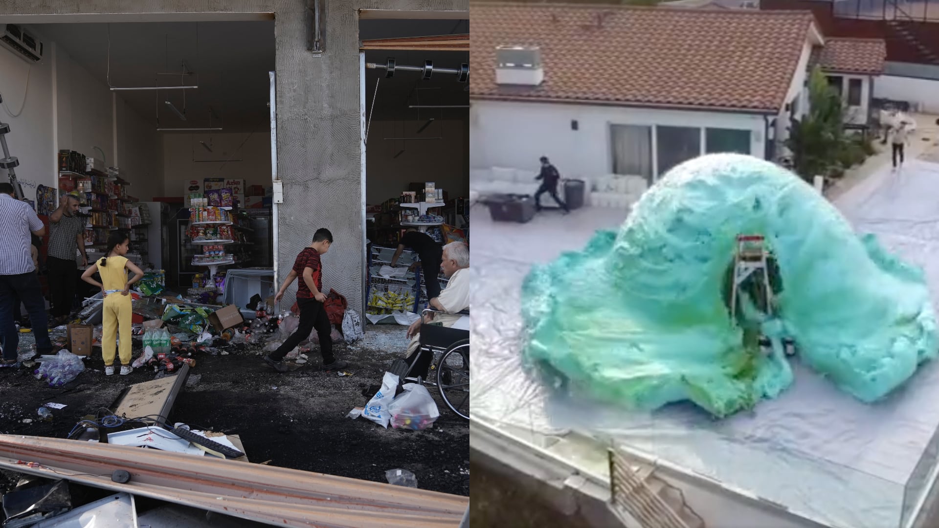 Špongiová bomba v Izraeli, Vojna v Izraeli, Izrael, Špongiové bomby