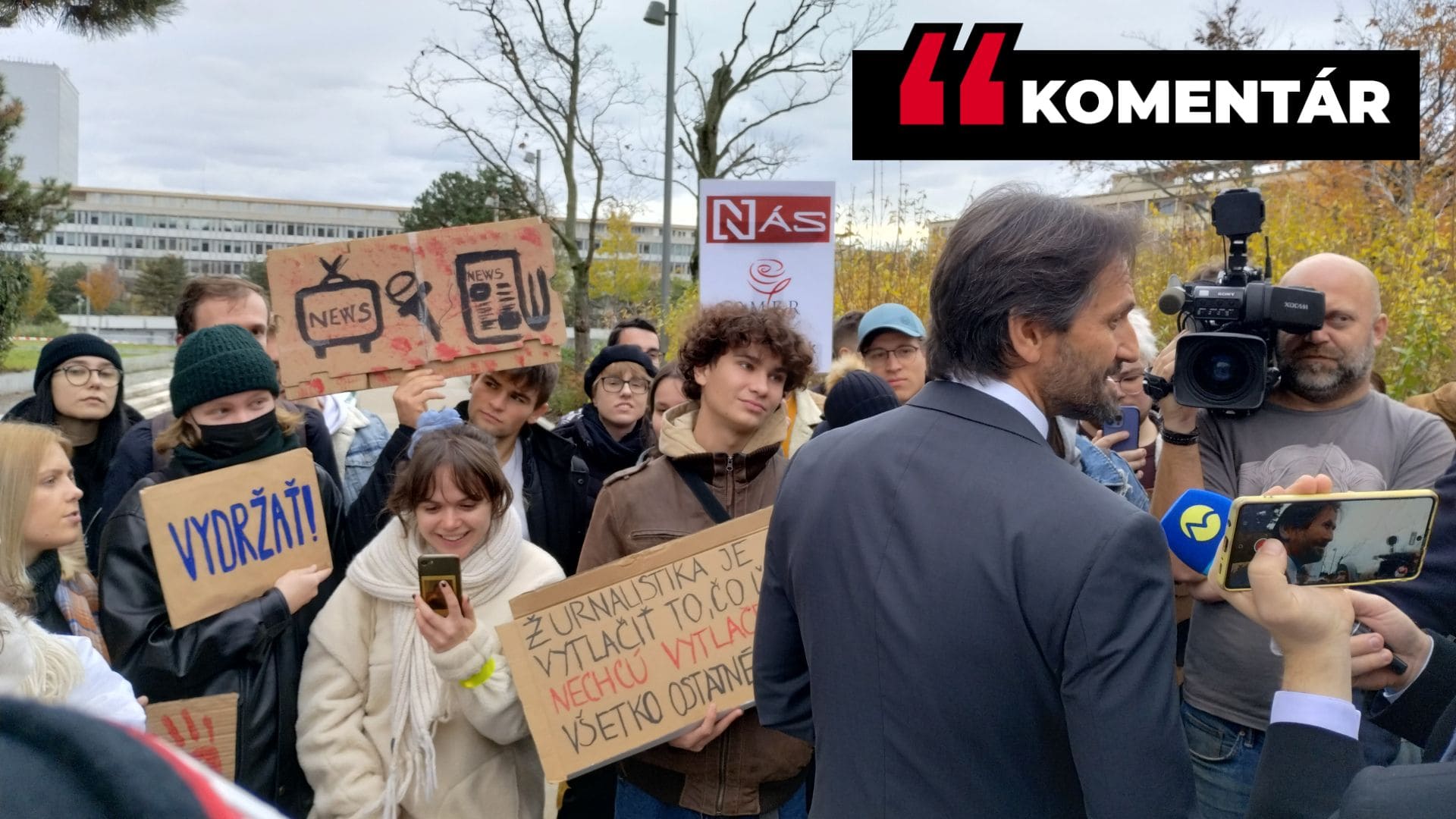 kaliňák na proteste