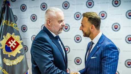 Nový poverený policajný prezident Lubomír Silík a Matúš Šutaj Eštók