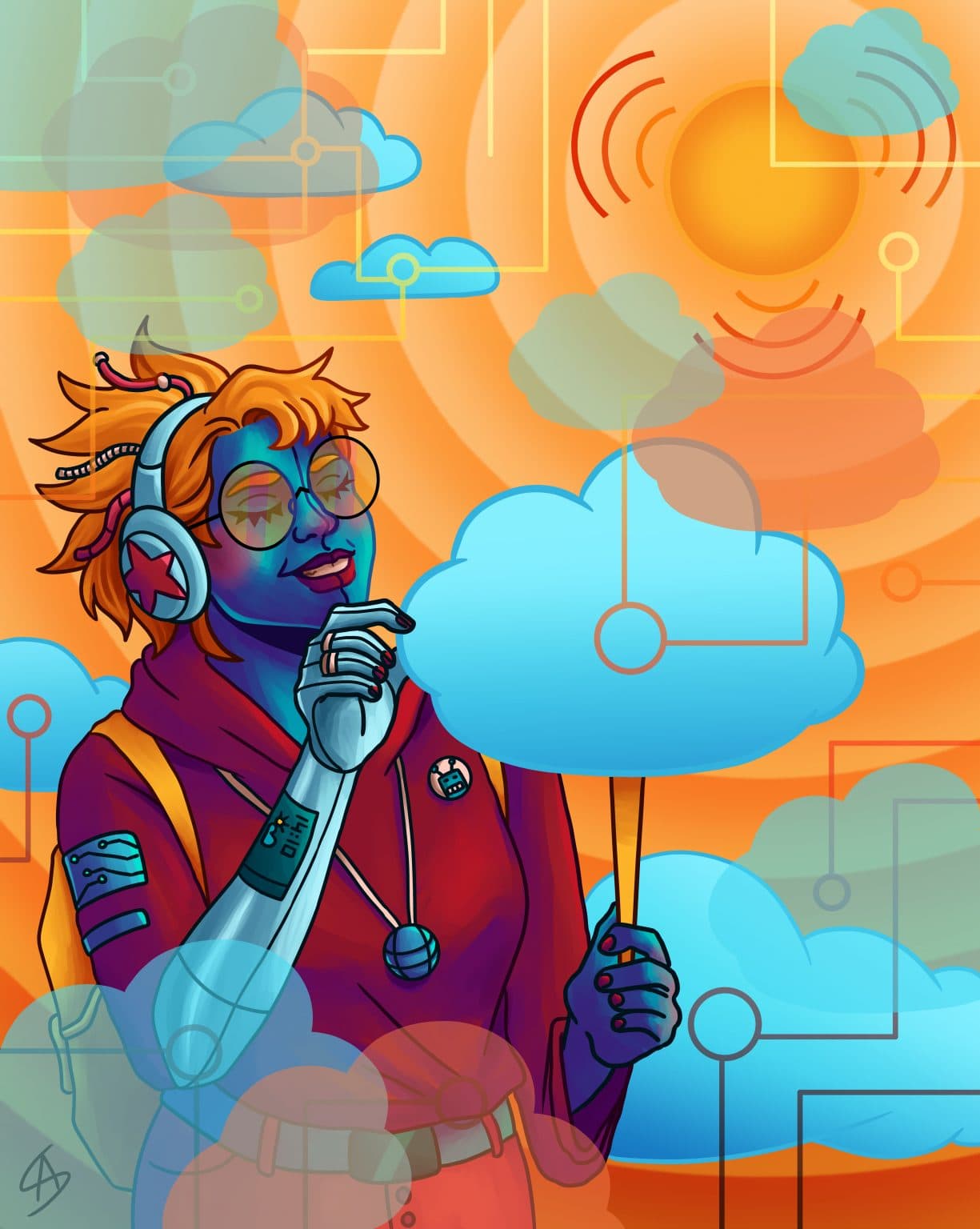 3. miesto - Adela Smolková - Svet cloudu.