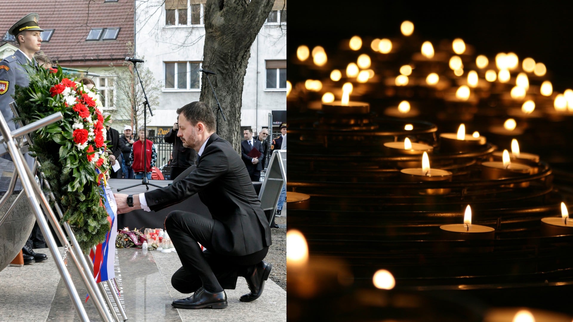 sviečková manifestácia eduard heger sviečky sviečka
