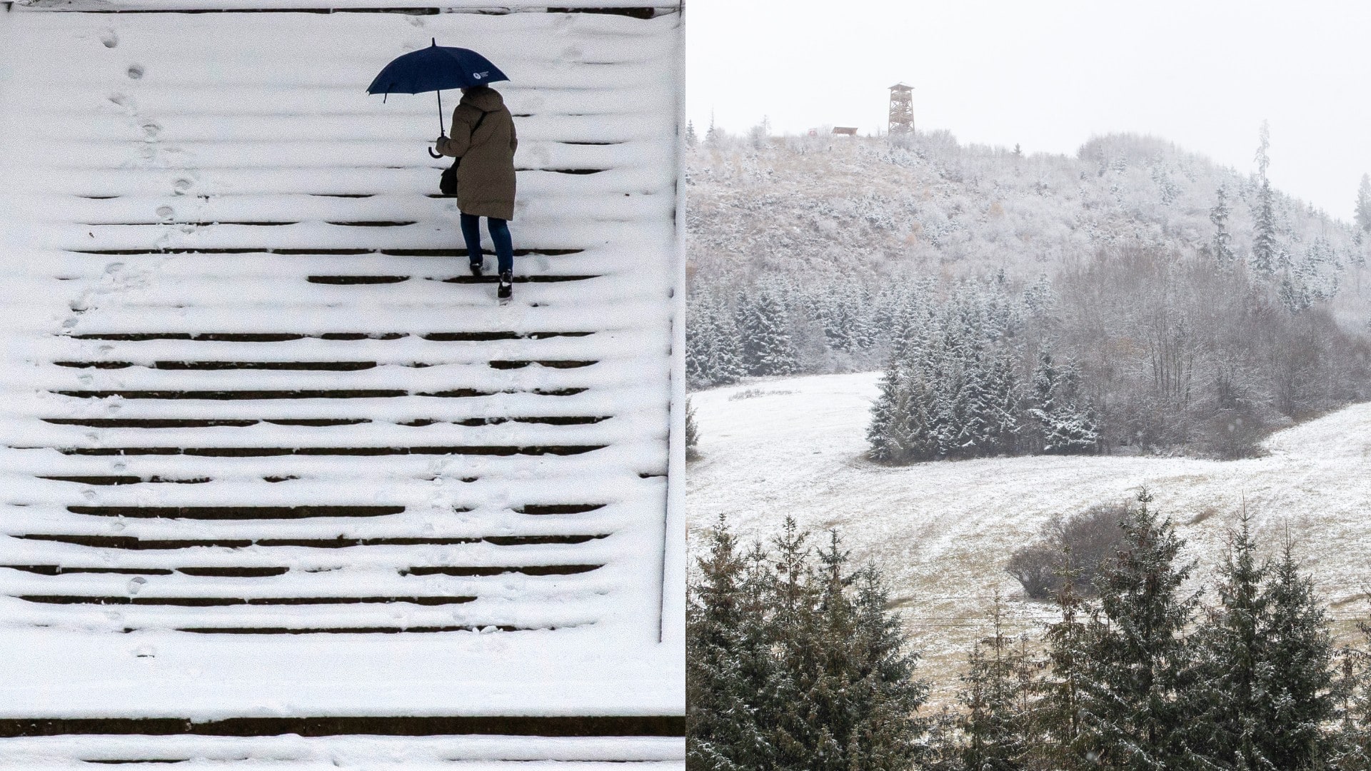 sneh zima chlad počasie