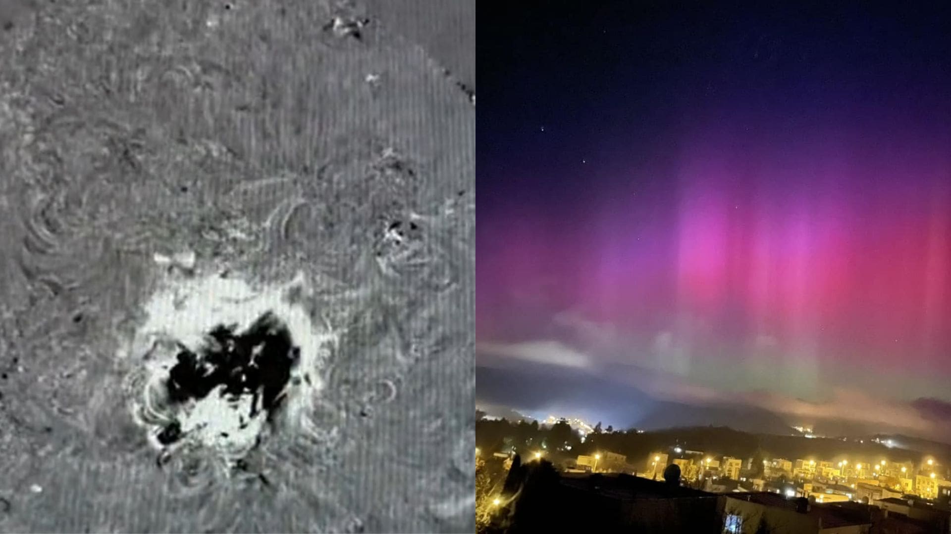 polárna žiar výbuch slnko vesmír počasie