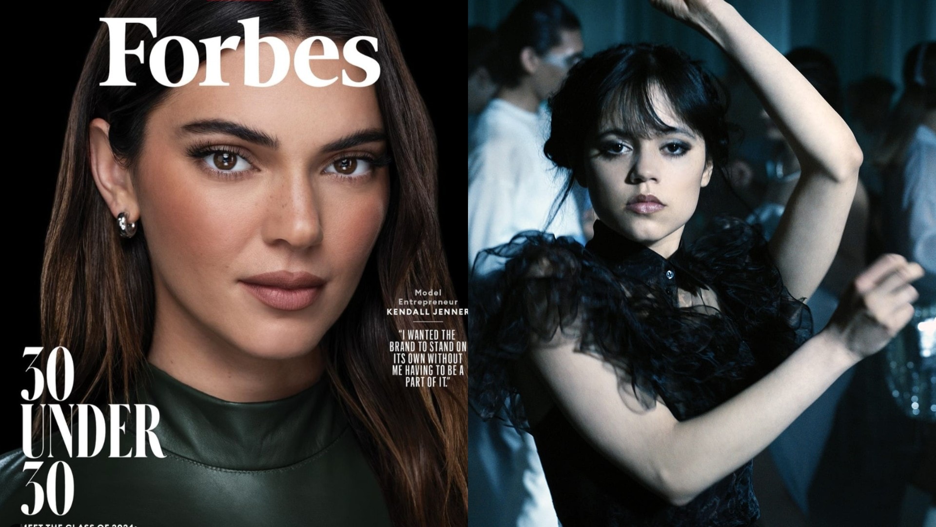 kendall jenner jenna ortega wednesday