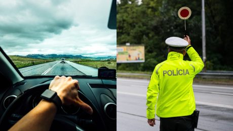 polícia jazda auto pokuta