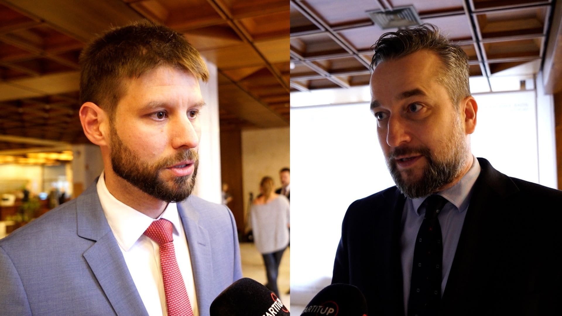 Michal Šimečka, Ľuboš Blaha