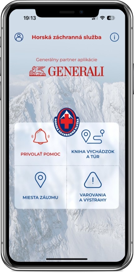 Hlavný vizuál aplikácie