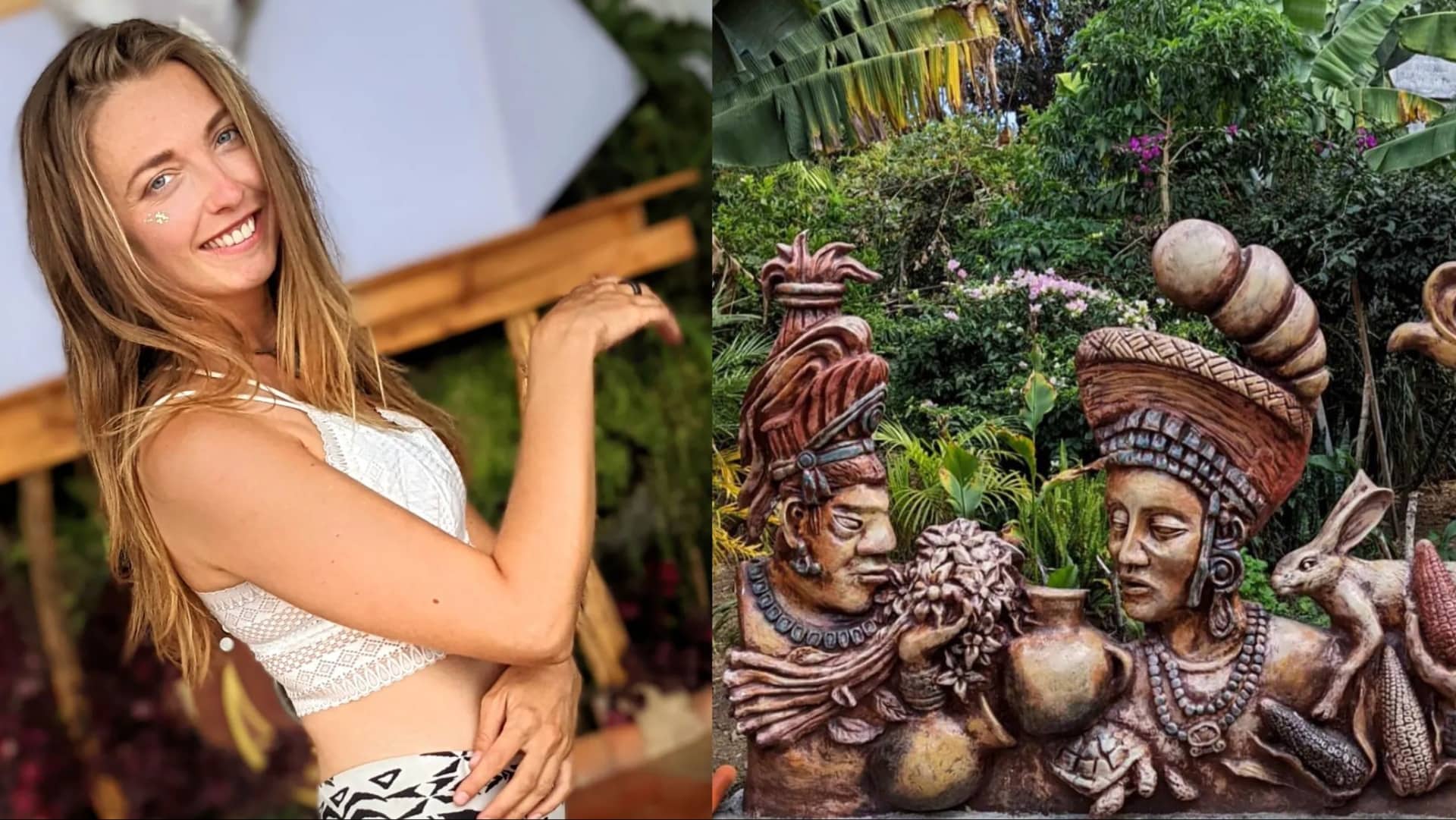 Marianna Sádecká a exotické sochy