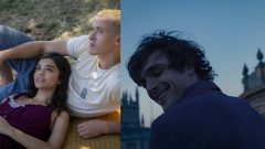 snímky z filmov Saltburn a Hunger Games