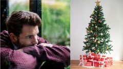 Vianočný stromček a smutný muž